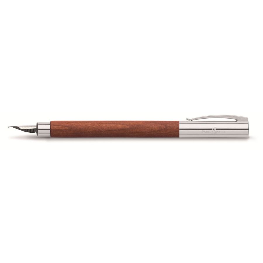 Faber-Castell - Fountain pen Ambition pearwood brown M