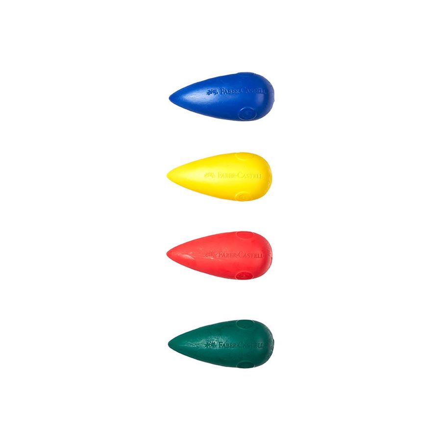 Faber-Castell - Kinder Crayons 240405 bulb/drop 4x