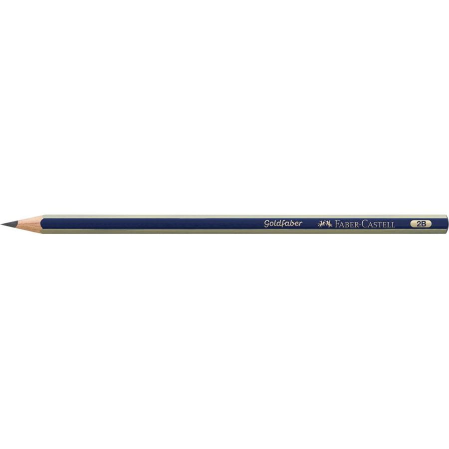Faber-Castell - Goldfaber 1221 graphite pencil, 2B