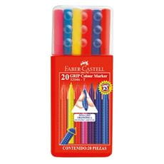 Faber-Castell - Grip Colour Marker 32046 triang.case 20x