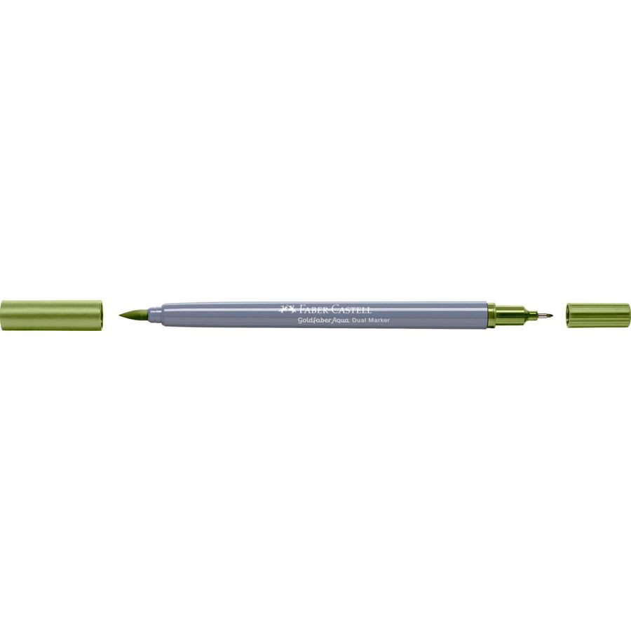 Faber-Castell - Goldfaber Aqua Dual Marker, chromium green opaque