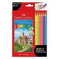 Faber-Castell - Col. Ecopencil x 12 colours + 6 neon