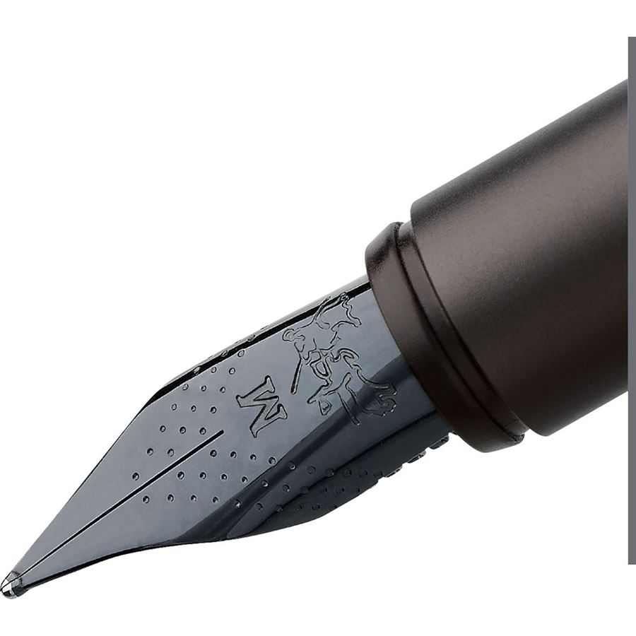 Faber-Castell - Fountain pen Neo Slim Aluminium gun metal EF