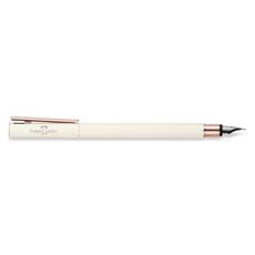 Faber-Castell - Fountain pen Neo Slim Ivory, Rose Gold Chrome, extra fine