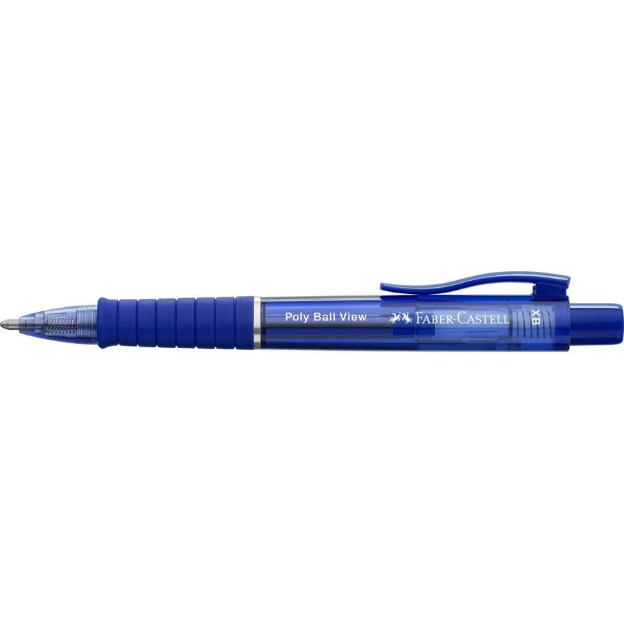 Faber-Castell - Ball pen Poly Ball View admiral blue