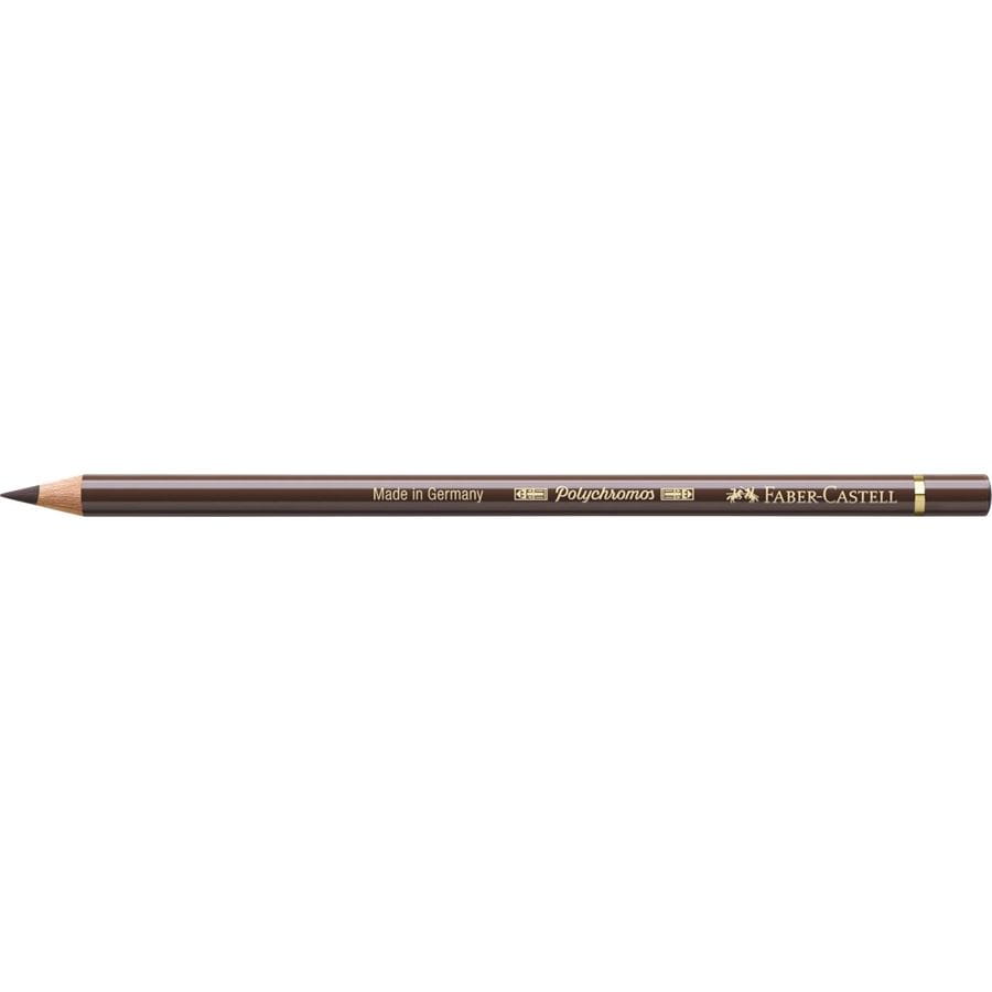 Faber-Castell - Polychromos colour pencil, 280 burnt umber