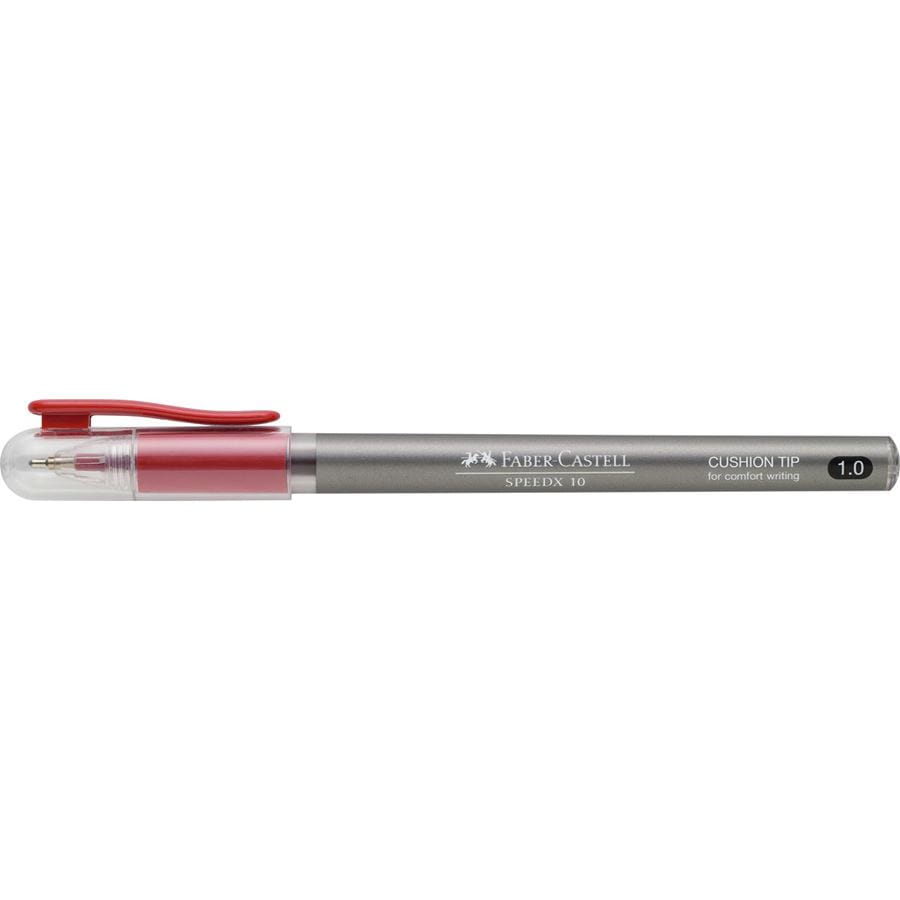 Faber-Castell - Speedx ballpoint pen, 1.0 mm, red