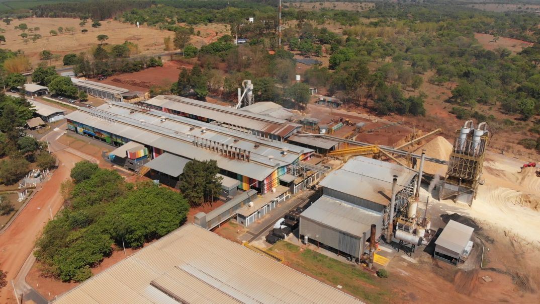 Faber-Castell company-owned sawmill in Prata in Brazil