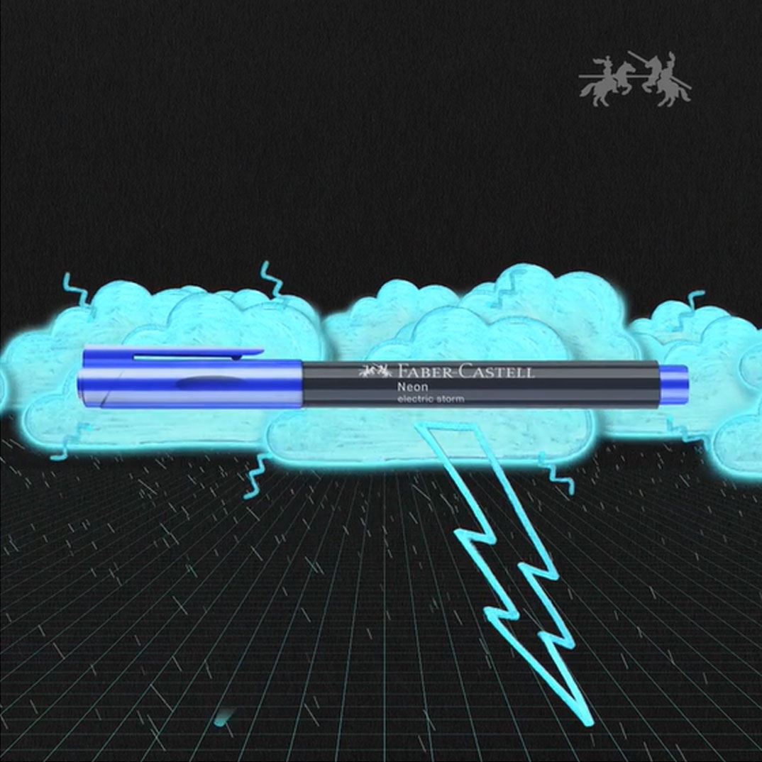 Neon Marker - electric storm