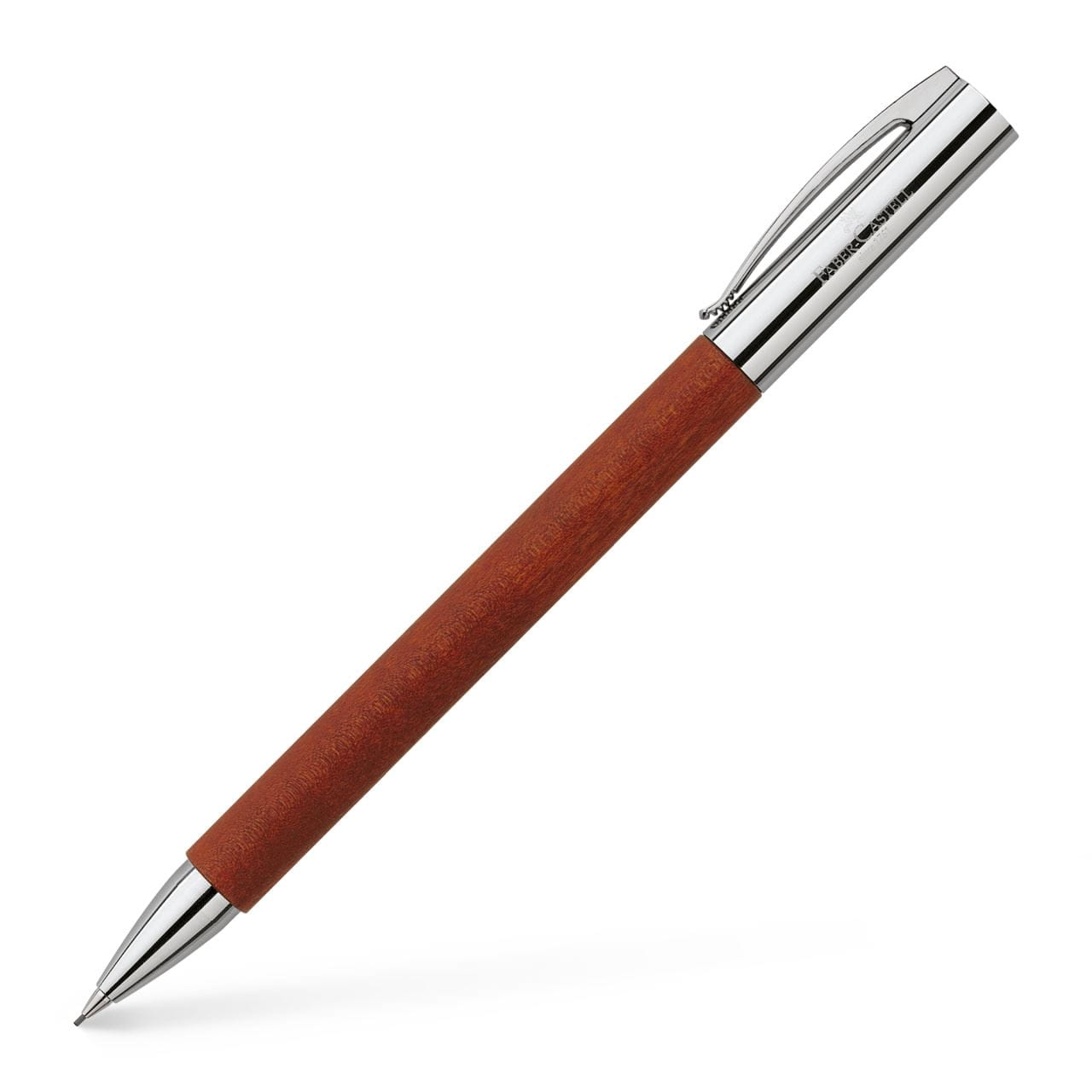 Faber-Castell - Ambition pear wood twist pencil, 0.7 mm, reddish brown
