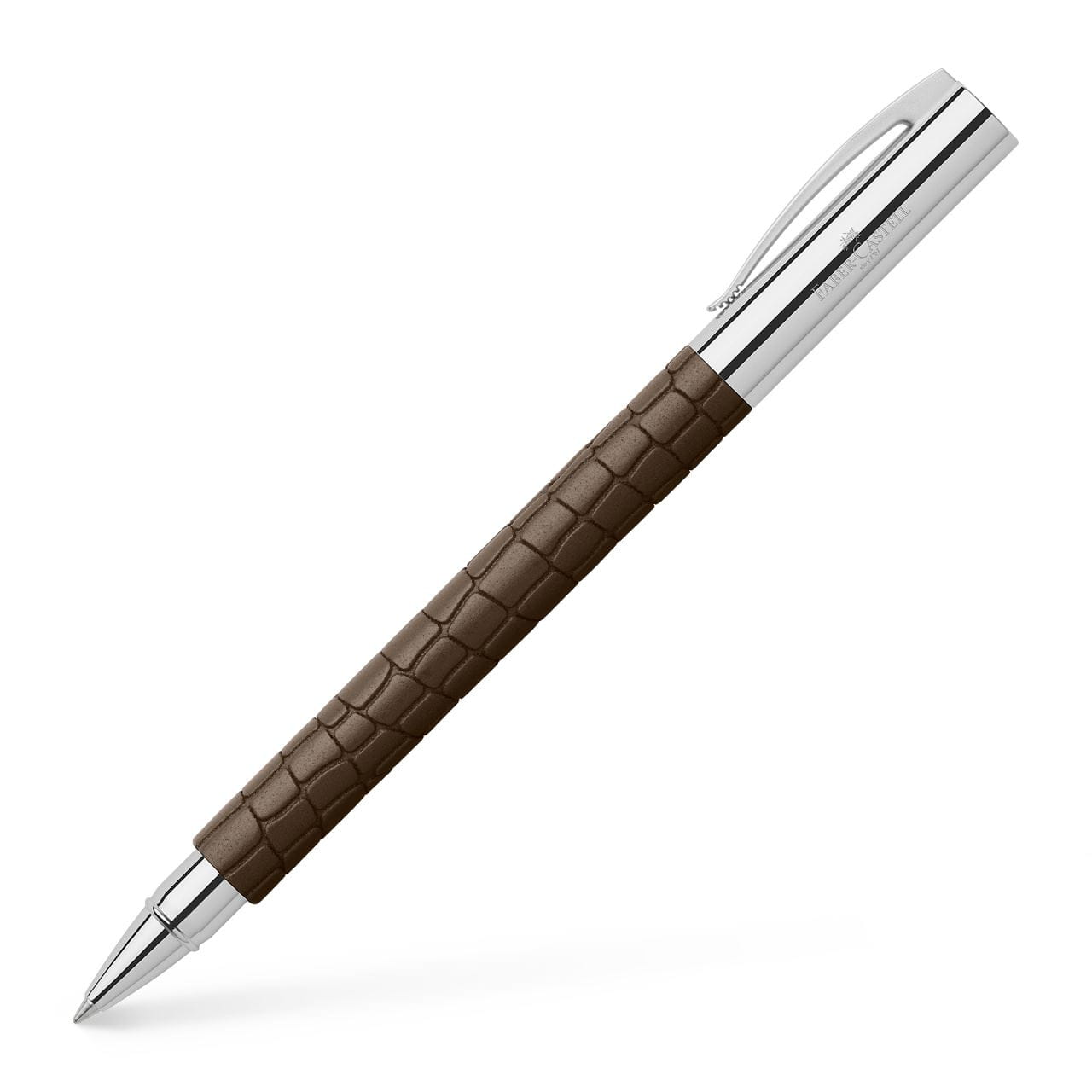 Faber-Castell - Ambition 3D Croco rollerball, brown