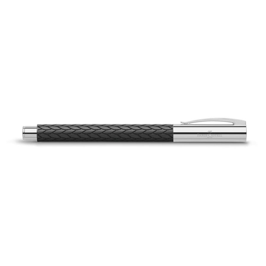 Faber-Castell - Ambition 3D Leaves fountain pen, M, black