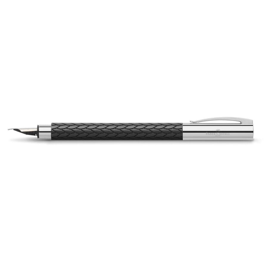 Faber-Castell - Ambition 3D Leaves fountain pen, F, black