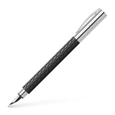 Faber-Castell - Ambition 3D Leaves fountain pen, EF, black