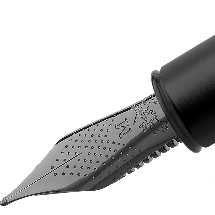 Faber-Castell - Ambition All Black fountain pen, F, black
