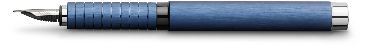 Faber-Castell - Essentio Aluminium fountain pen, F, blue