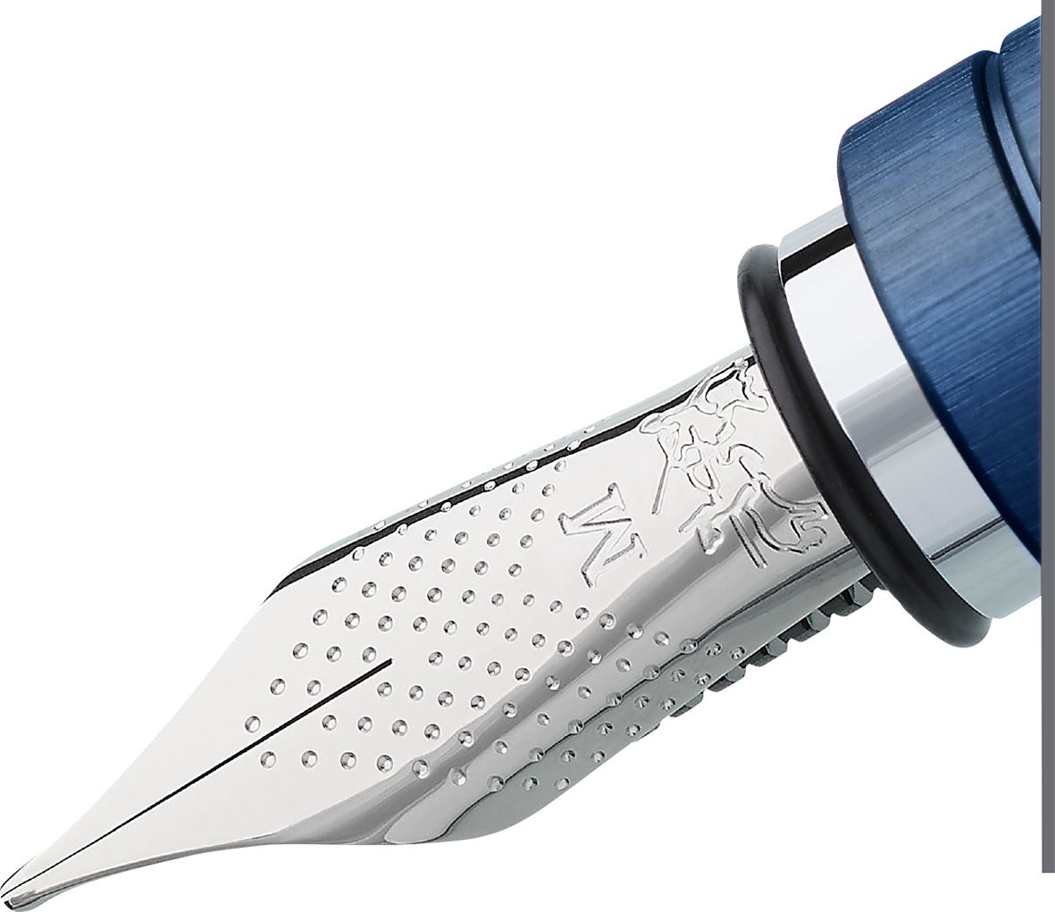 Faber-Castell - Essentio Aluminium fountain pen, EF, blue