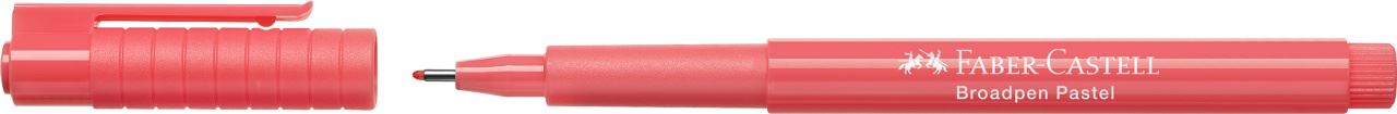 Faber-Castell - Fibre tip pen Broadpen pastel apricot