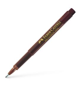 Faber-Castell - Fibre tip pen Broadpen document dark brown