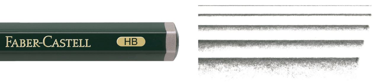 Faber-Castell - Castell 9000 Jumbo graphite pencil, HB