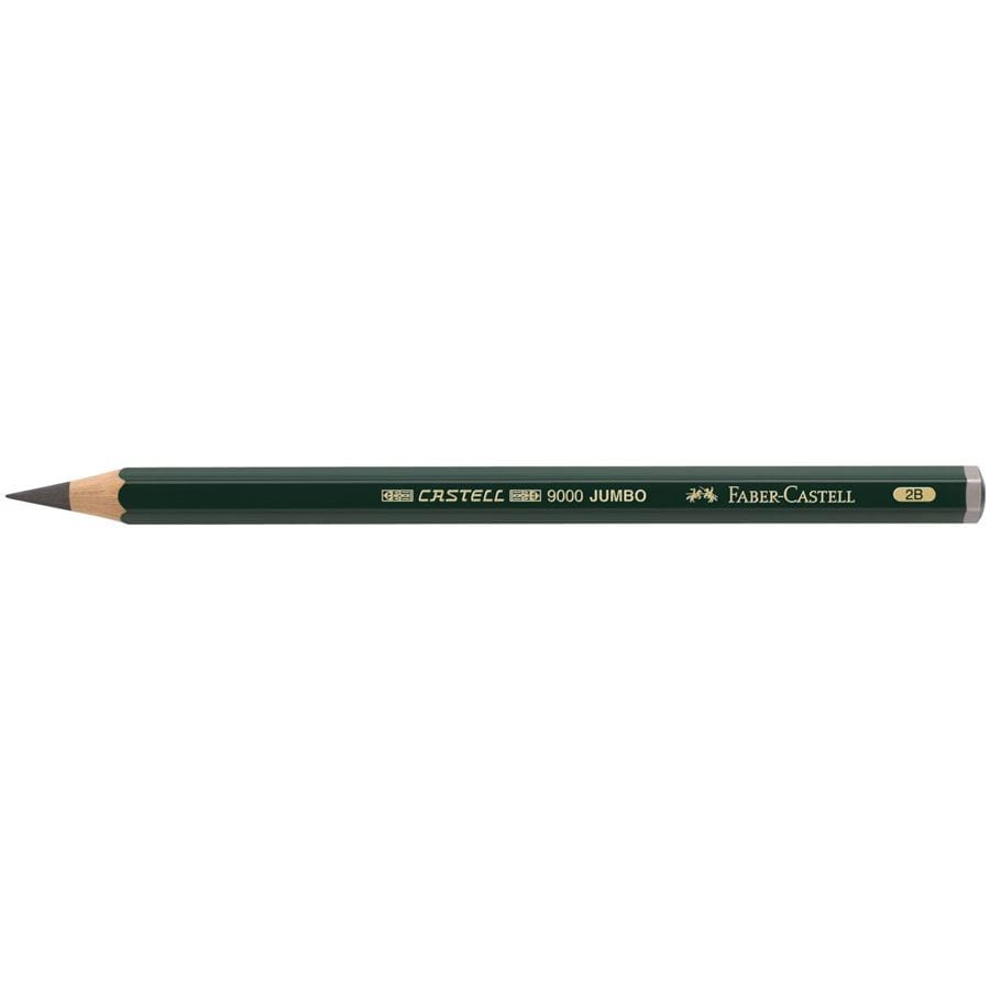 Faber-Castell - Castell 9000 Jumbo graphite pencil, 2B