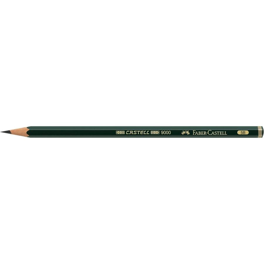 Faber-Castell - Castell 9000 graphite pencil, 5B