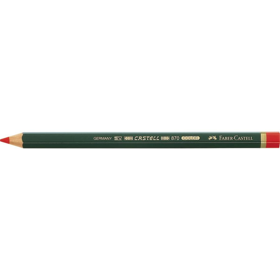 Faber-Castell - Castell Color 870 colour pencil, red