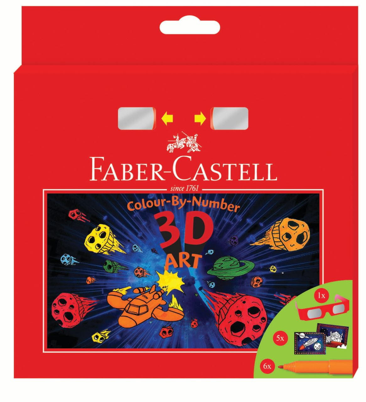 Faber-Castell - Connector felt tip pen, 3D set