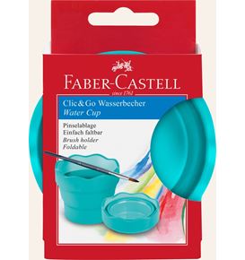 Faber-Castell - Water cup Clic&Go turquoise