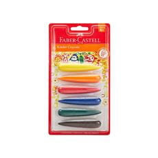 Faber-Castell - Kinder Crayons 240404 finger/cone 6x