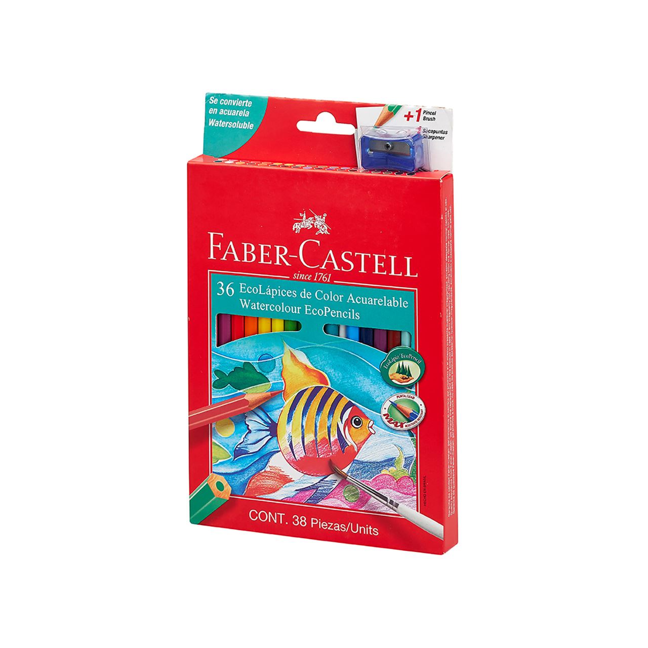 Faber-Castell - Water soluble ecop 120236EXP 36x w/sh