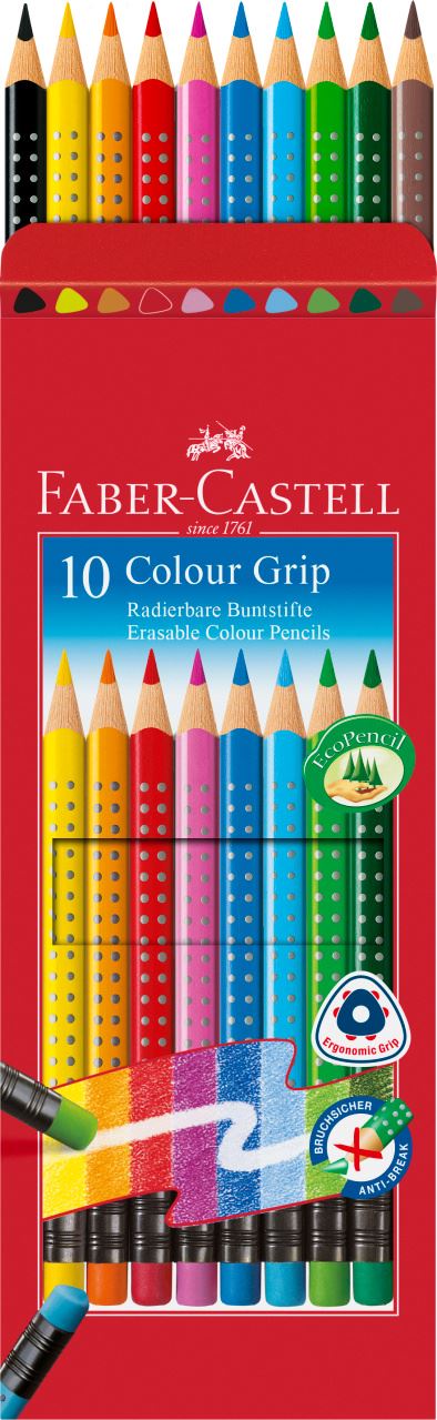 Faber-Castell 10 Color Gripstifte von Faber Castell 