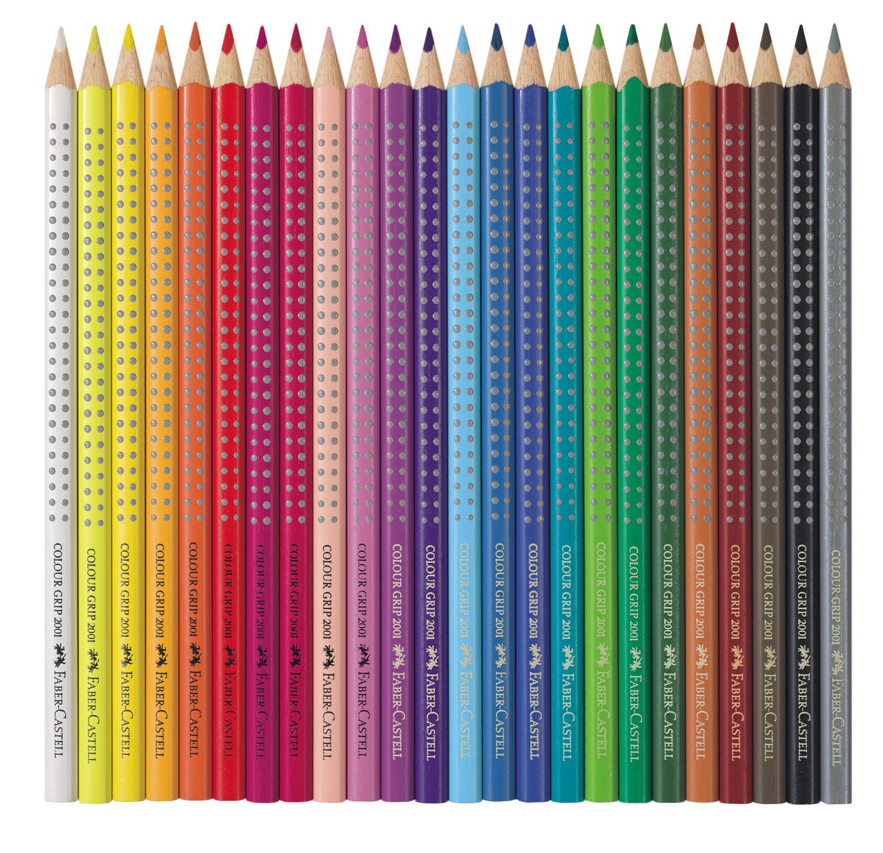 Faber-Castell Grip 2001 Water Soluble Color Pencils in a Tin Pack of 24