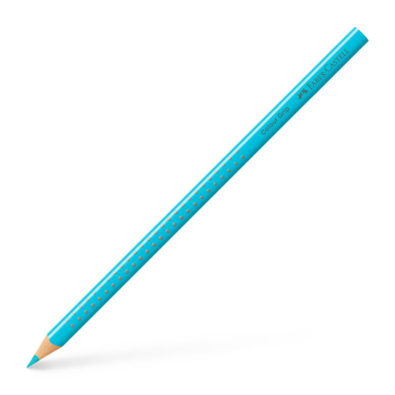 Faber-Castell - Colour Grip colour pencil, light cobalt turquoise