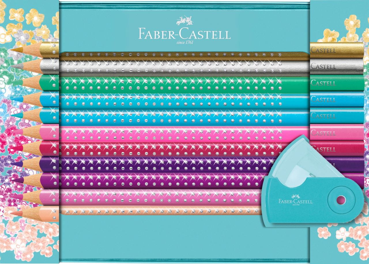 Faber-Castell   Matita Sparkle bianco 