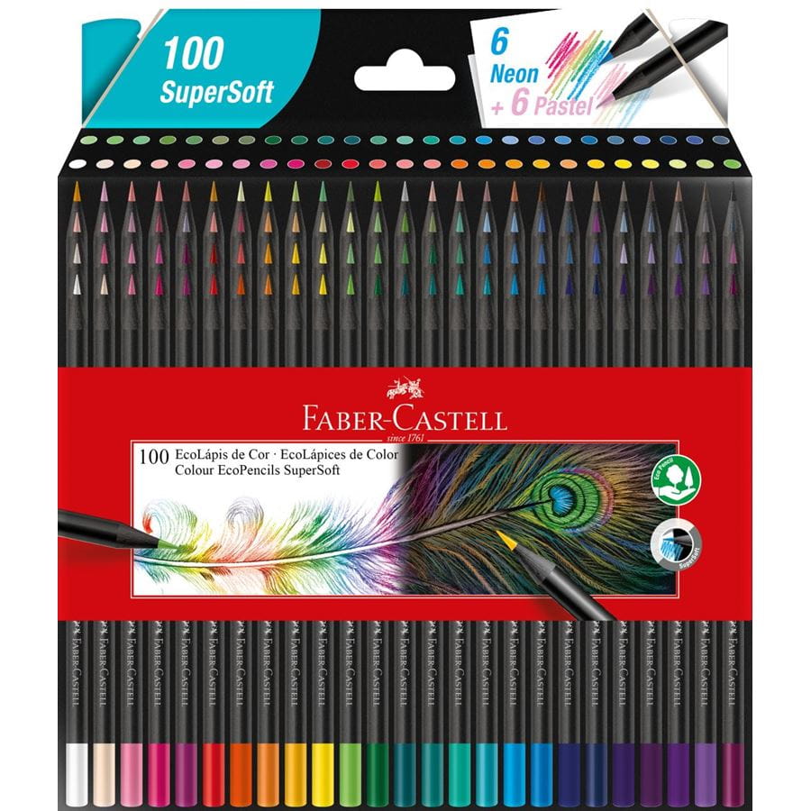 Faber-Castell - Col Ecopen Supersoft 1207100SOFTset 100x