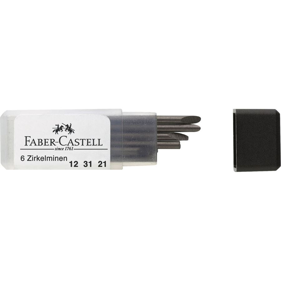 Faber-Castell - Compass leads, H, 25mm