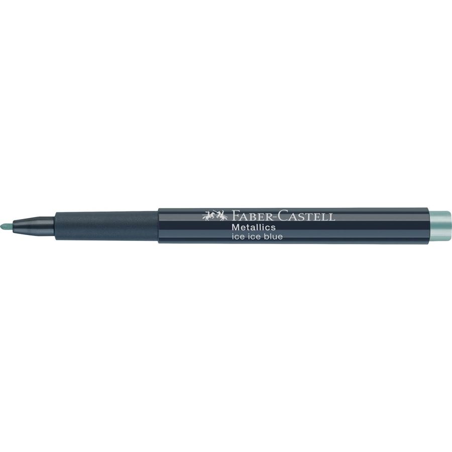 Faber-Castell - Metallics marker, colour ice ice blue