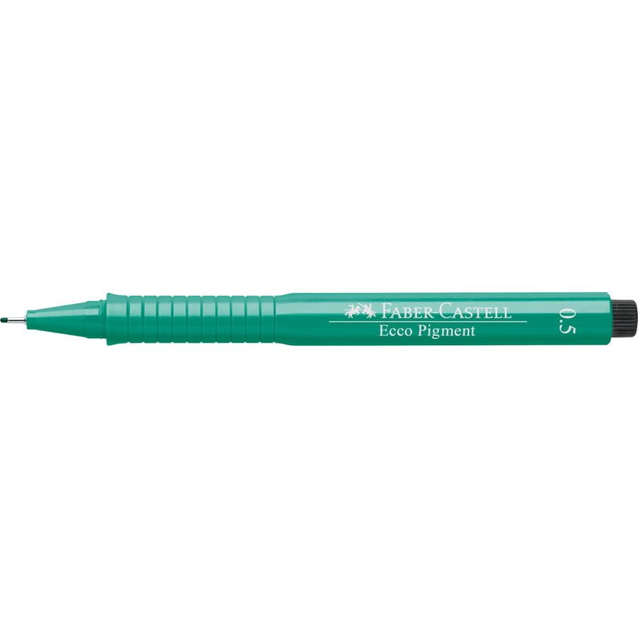 Faber-Castell - Ecco Pigment Fineliner, 0.5 mm, green