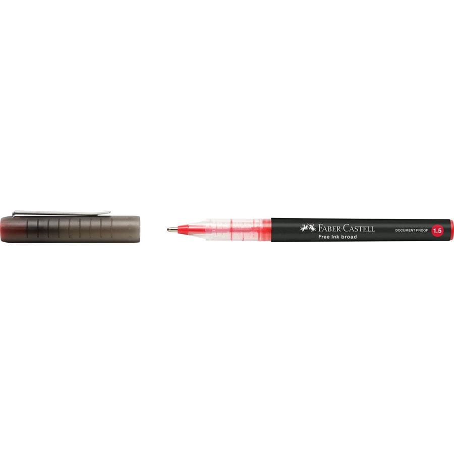 Faber-Castell - Free Ink rollerball, 1.5 mm, red