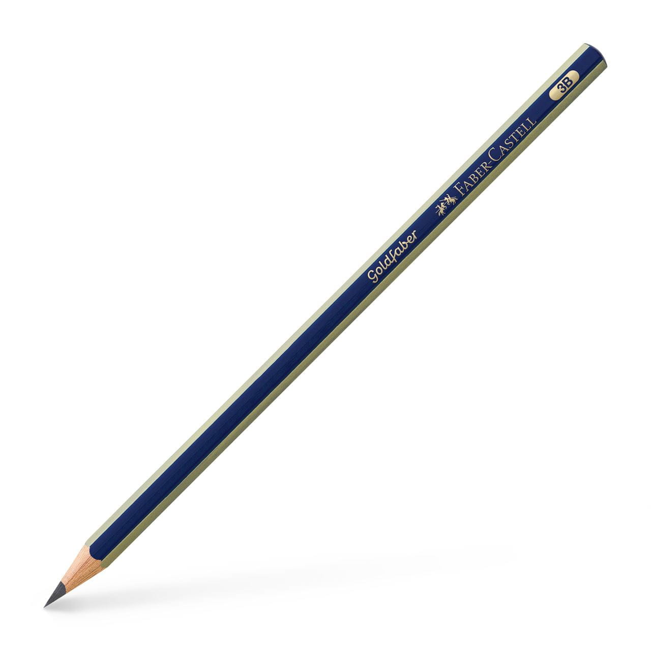 Faber-Castell - Goldfaber 1221 graphite pencil, 3B