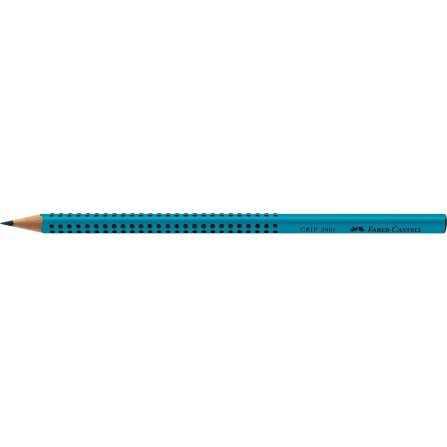 Faber-Castell - Grip 2001 graphite pencil, B, turquoise
