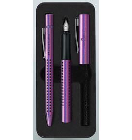 Faber-Castell - FP M/BP set Grip Edition Glam violet
