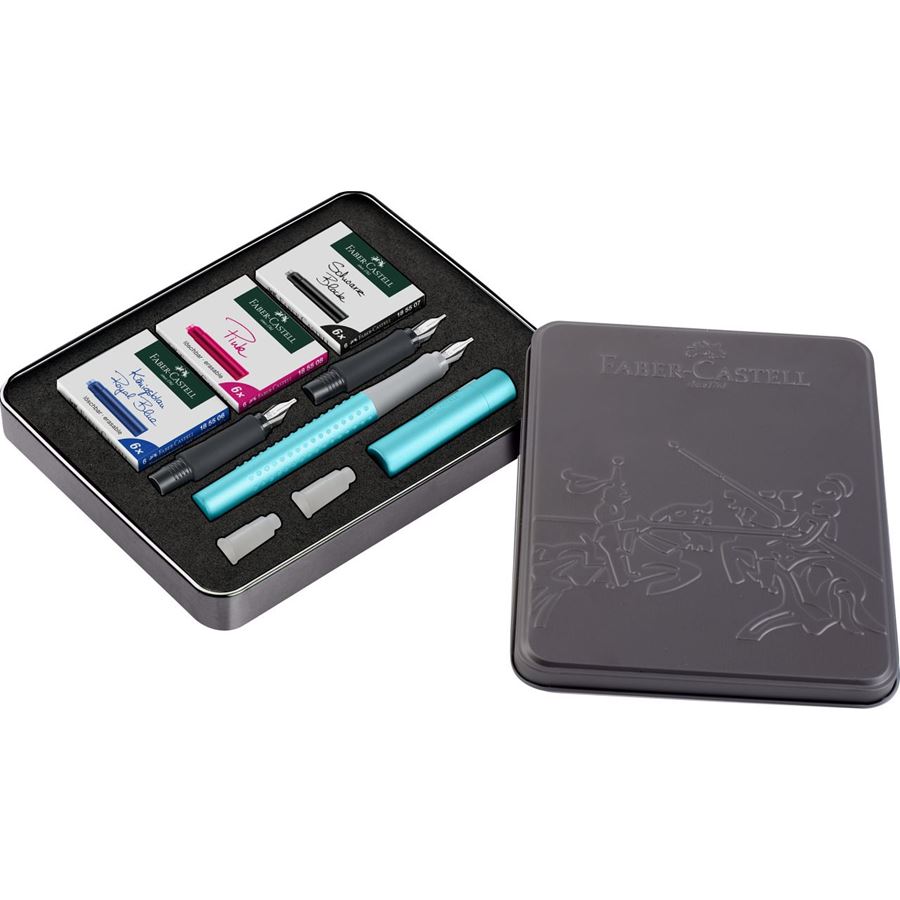 Faber-Castell - Calligraphy Set Grip Pearl turquoise