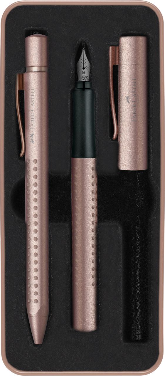Faber-Castell - FP M/BP Set Grip Edition rose copper