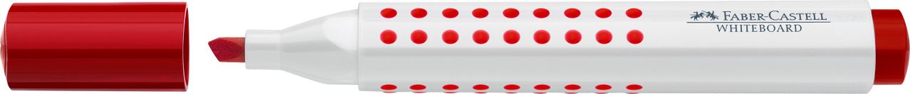 Faber-Castell - Grip Marker Whiteboard, chisel tip, red