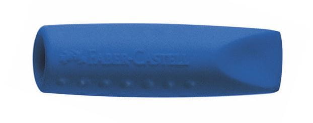 FABER-CASTELL Grip 2001 Eraser Cap Pencil Lead Protector 5-Pack x Grey 