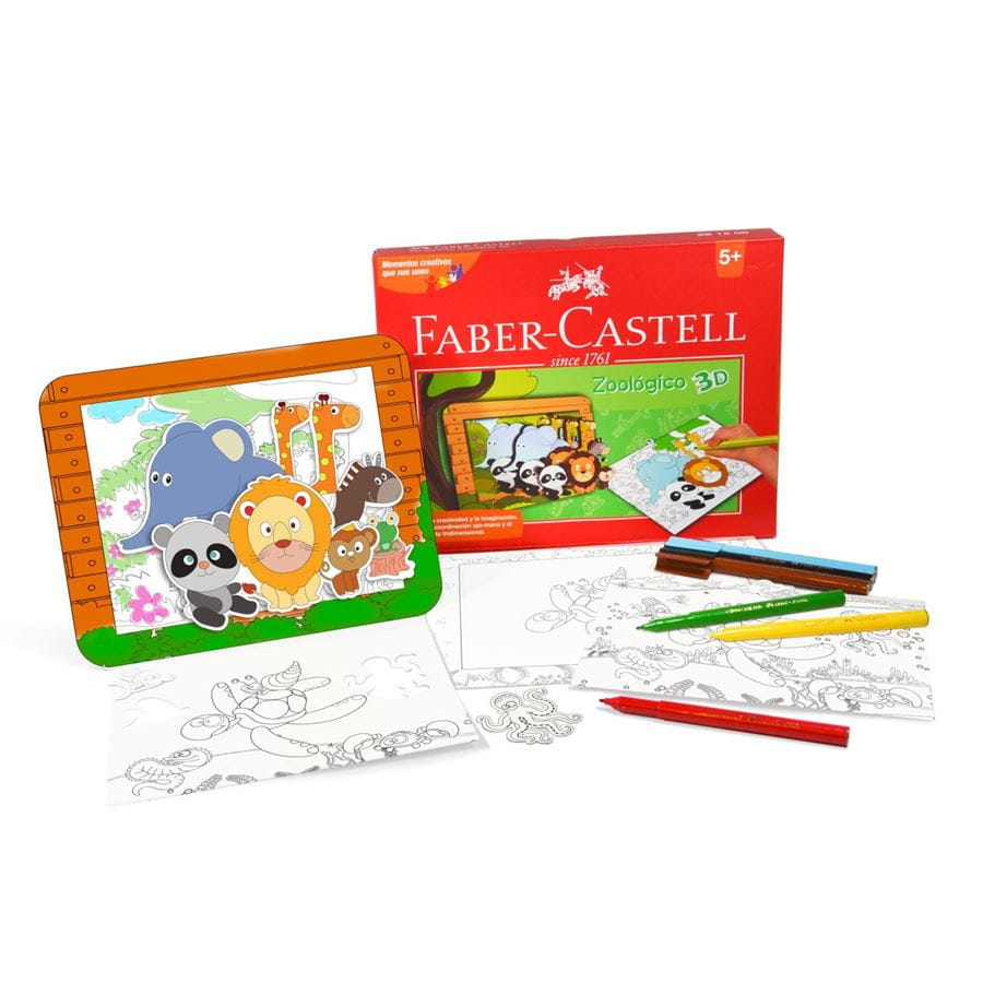 Faber-Castell - Creative set 3D Zoo