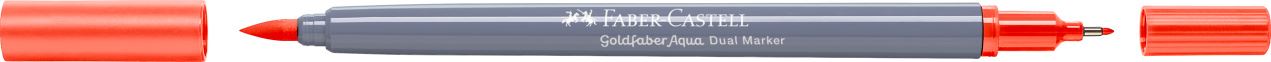 Faber-Castell - Goldfaber Aqua Dual Marker, dark cadmium orange