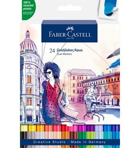 Faber-Castell - Goldfaber Aqua Dual Marker wallet of 24